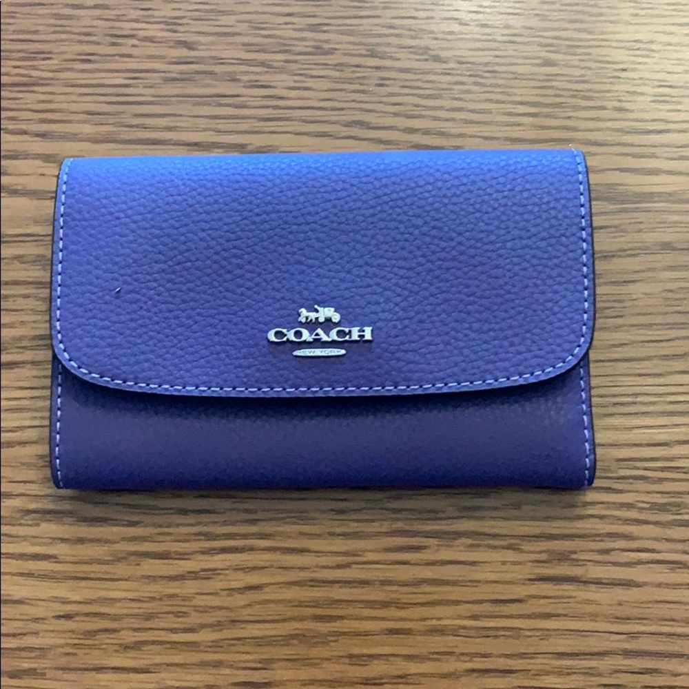 Brand new purple coach wallet
